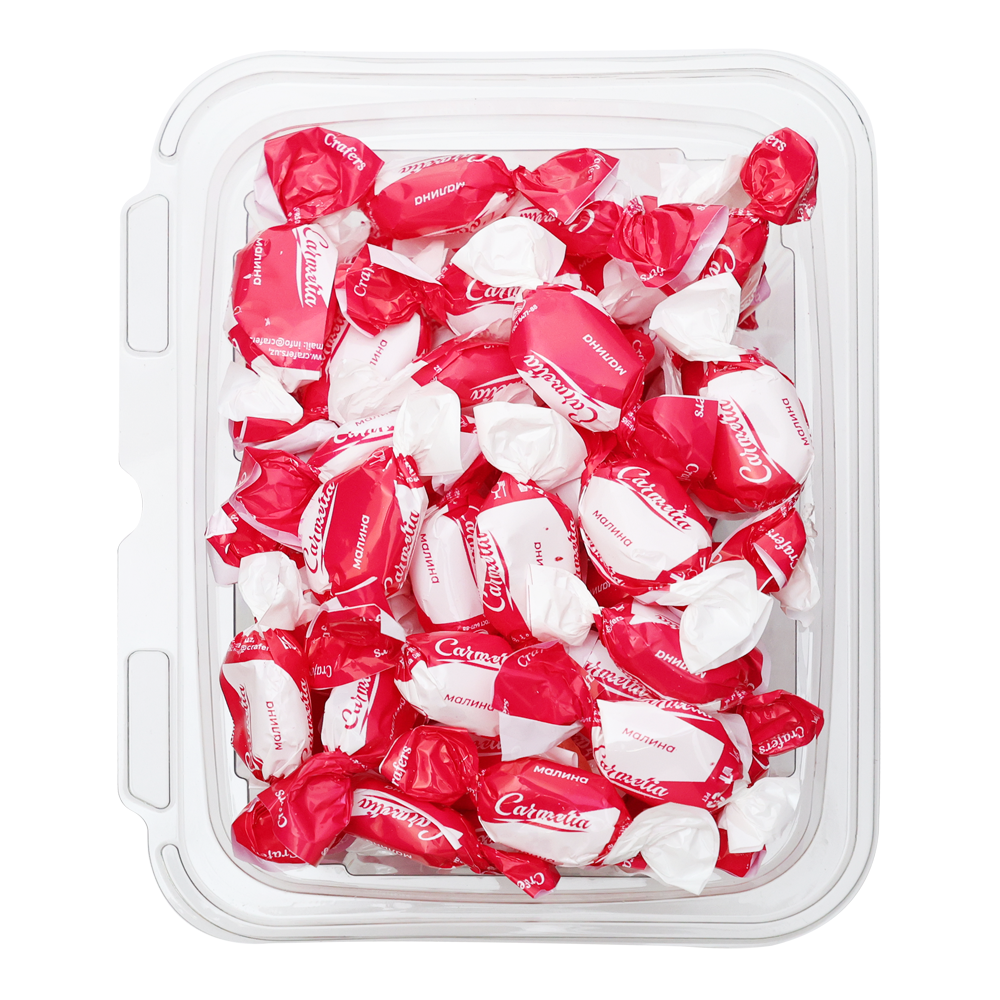 Candy Caramel Carmelia Raspberry with Yogurt – Pack – 17.64 oz (500gr)